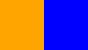 orange blue