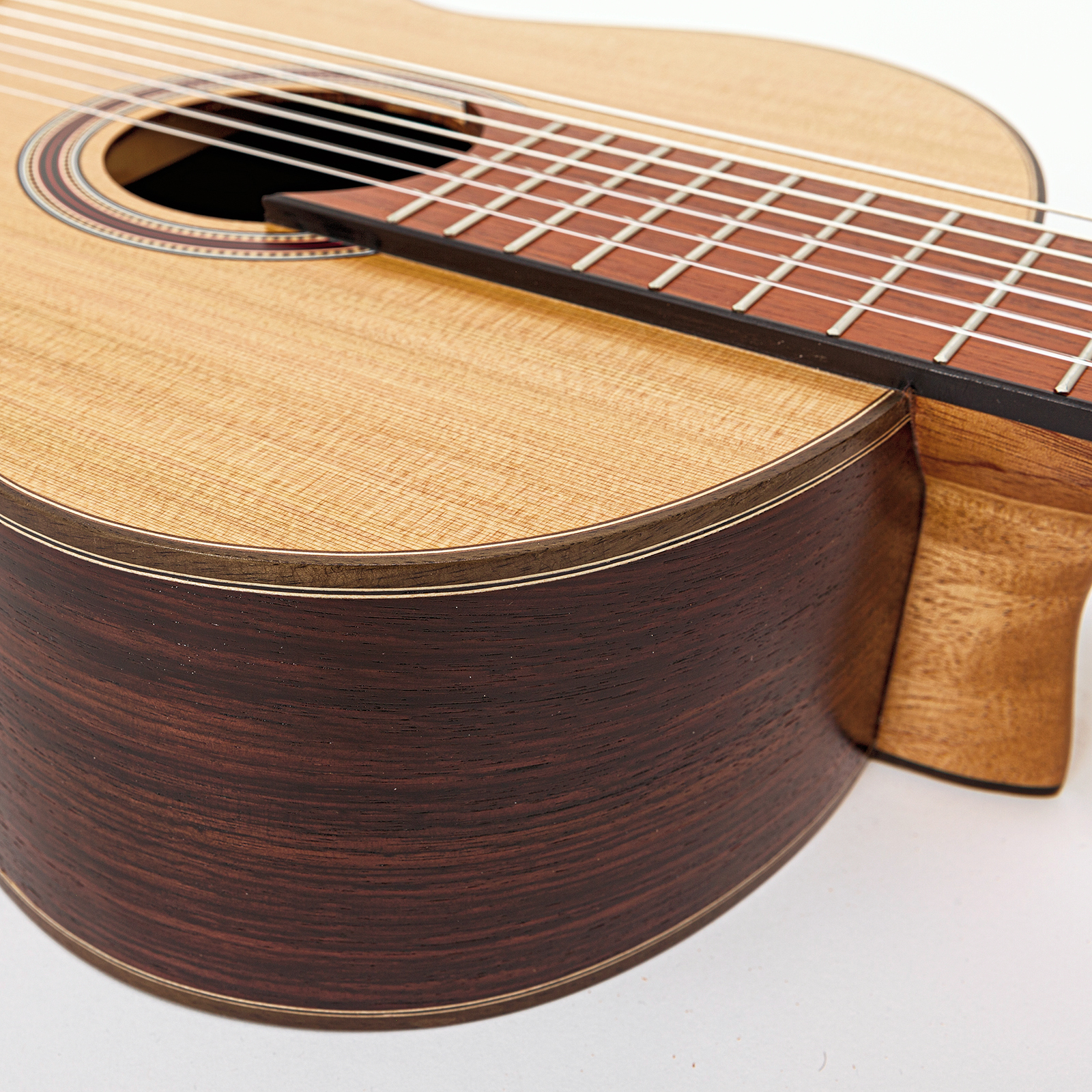 Siebensaitige Gitarre Indian Rosewood, mit Koffer