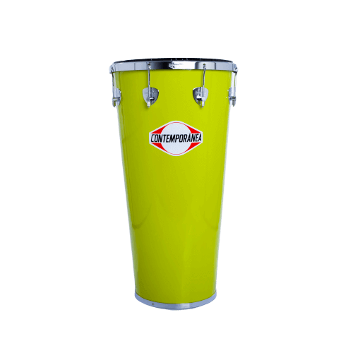 Timbal bois 14''x90cm citron vert