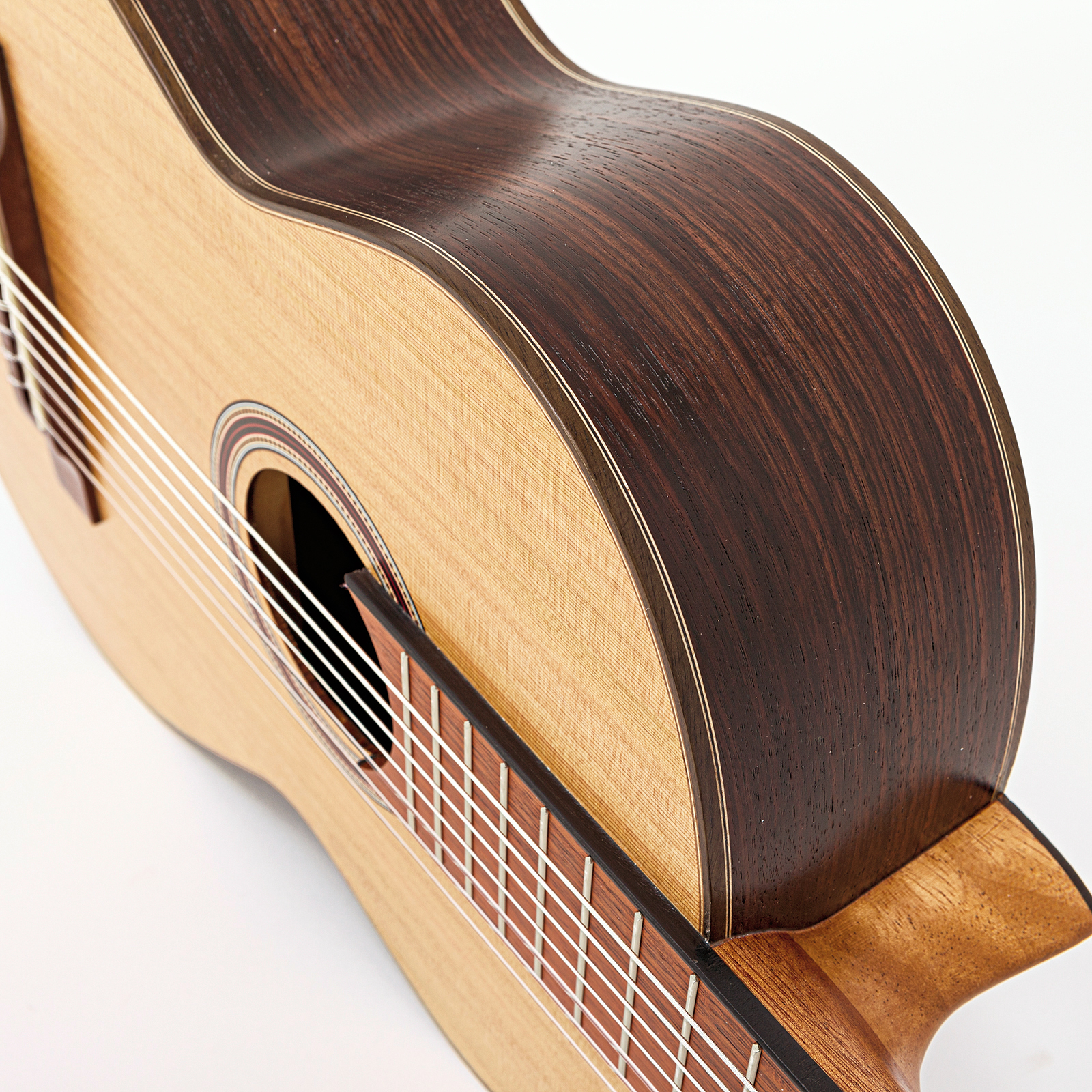 Siebensaitige Gitarre Indian Rosewood, mit Koffer