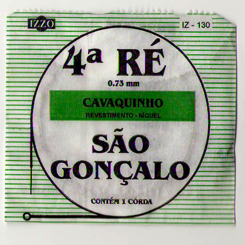 4. cuerda Re 0,73 mm Cavaquinho