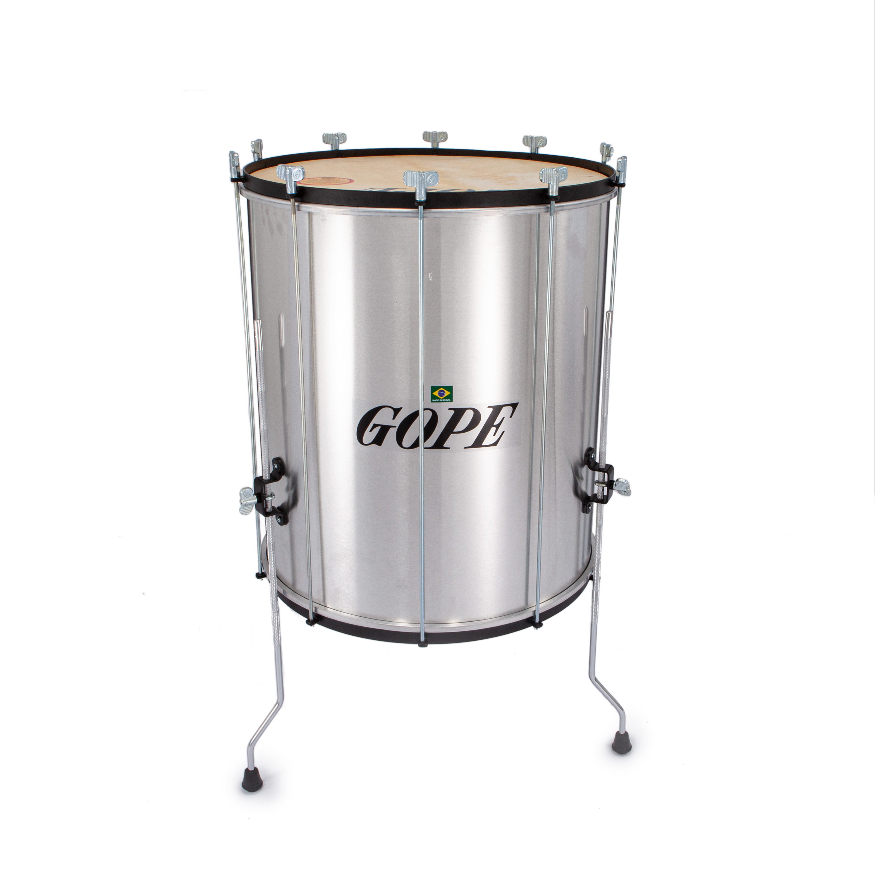 Surdo mit Legset 20''x60cm Naturfelle